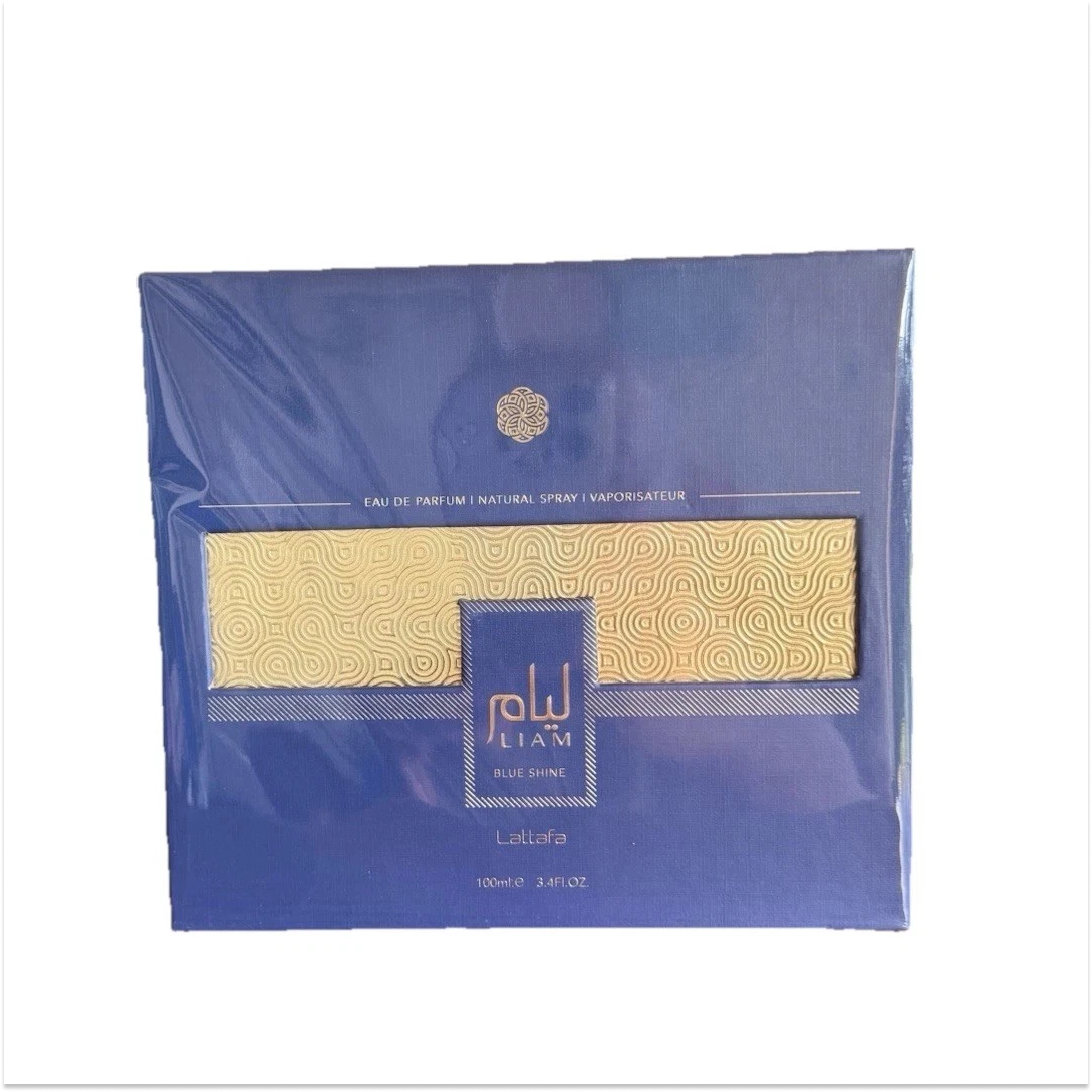 Lattafa Liam Blue Shine Eau de Parfum Aqua Spray 100ml 3.4 fl oz