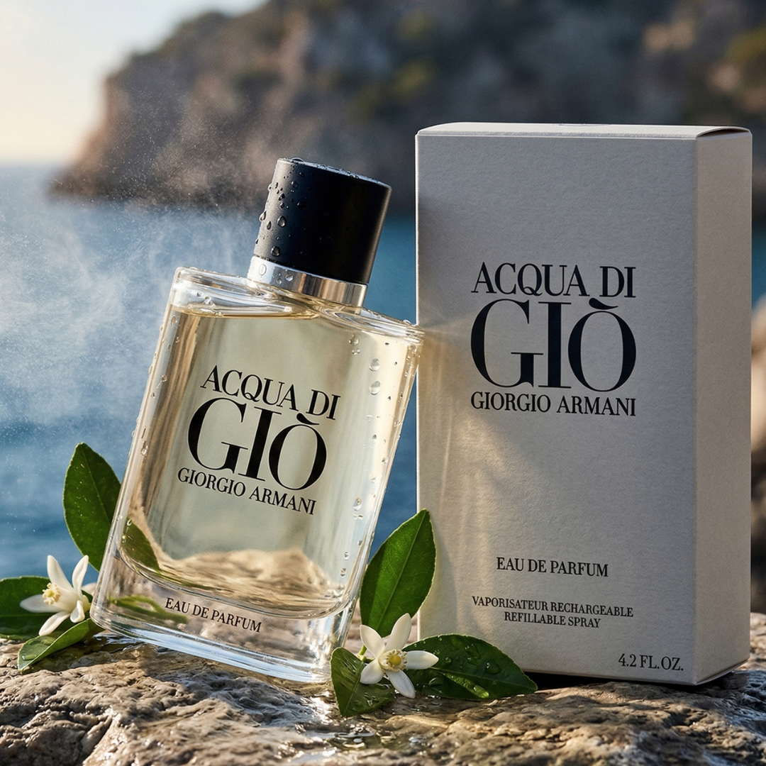 ACQUA DI GIO * Giorgio Armani 4.2 oz / 125 ml EDP Men Cologne Refillable